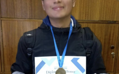 Medalla de bronce en campeonato de matemáticas